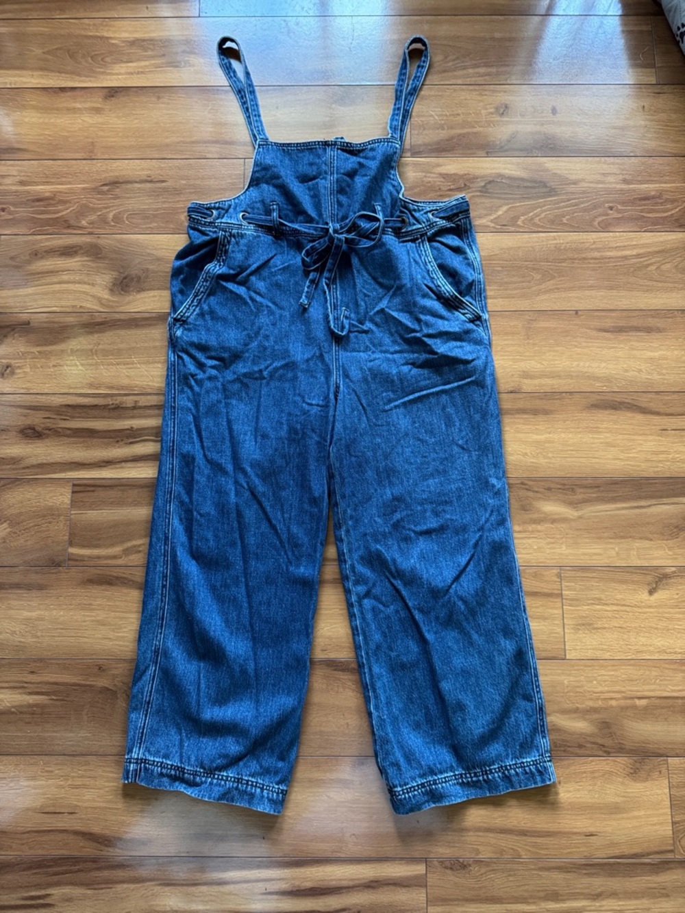 Free People Denim Overalls L